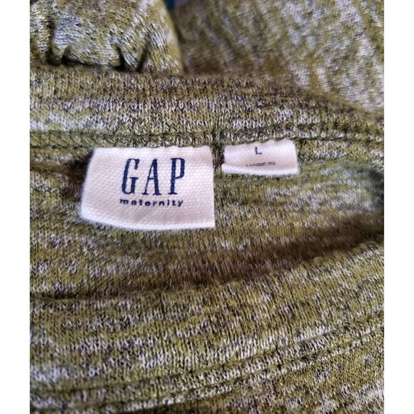Gap Maternity Green Knit Dress Womens Sz L Large - Picture 2 of 3